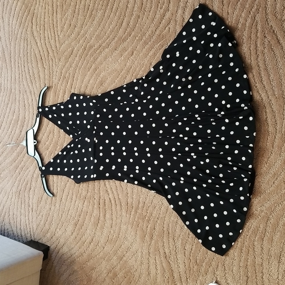 Fun polka dot American Living swing dress size 2